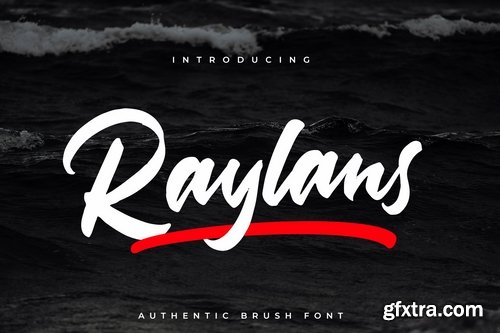 Raylans Brush Font