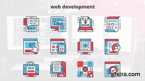 Web Development - Flat Animation Icons 204455