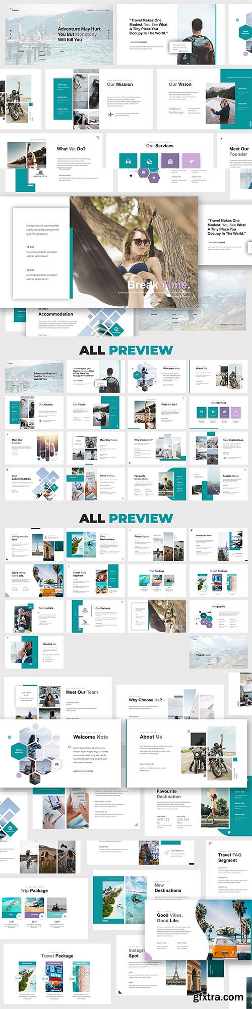 Travellia - Travel Agency Powerpoint and Google Slides Template Travellia - Travel Agency Powerpoint and Google Slides Template