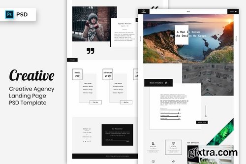 Creative Agency - Landing Page PSD Template-02