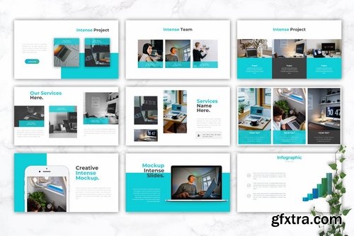 INTENSE Business - Powerpoint Google Slides and Keynote Templates