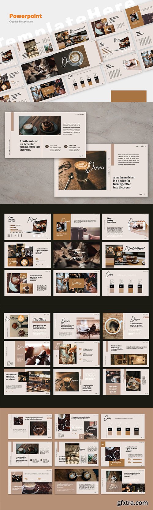 Dopio Creative Powerpoint Presentation Template, Keynote and Google Slides