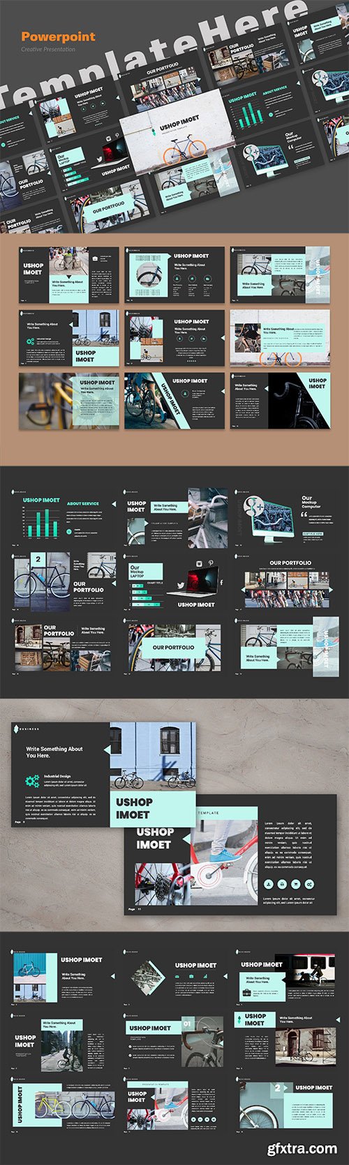 Ushop Imouet Creative Powerpoint Presentation Template, Keynote and Google Slides