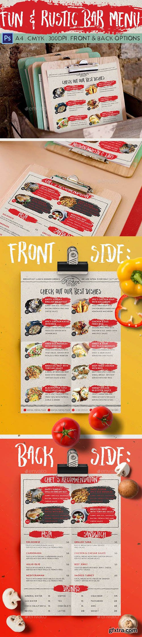 Fun & Rustic Bar Menu 22056480 Fun & Rustic Bar Menu 22056480