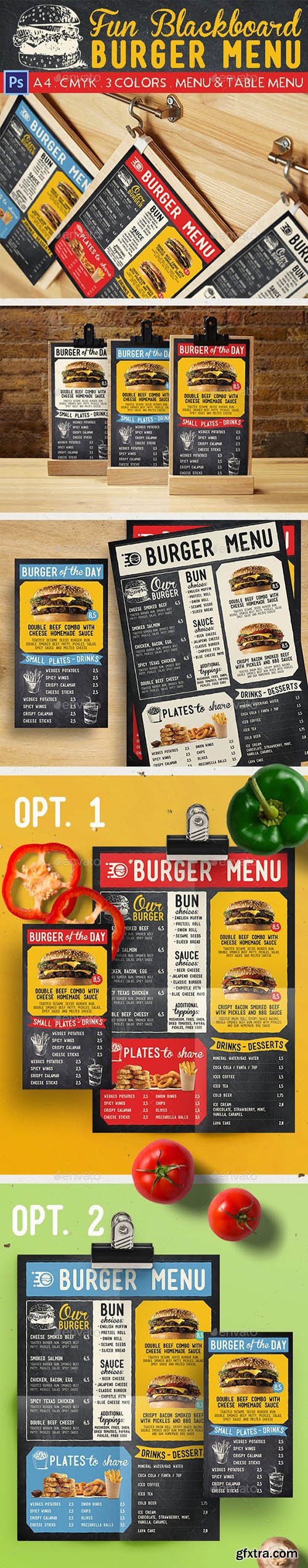 Fun Blackboard Burger Menu 22066560 Fun Blackboard Burger Menu 22066560