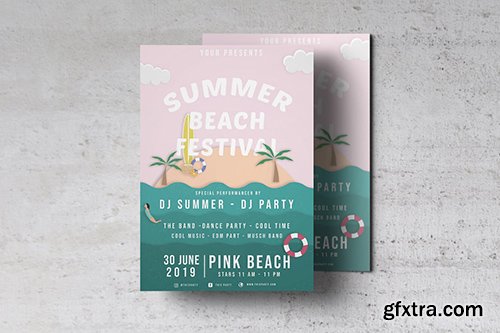 Summer Beach Party Flyer Summer Beach Party Flyer