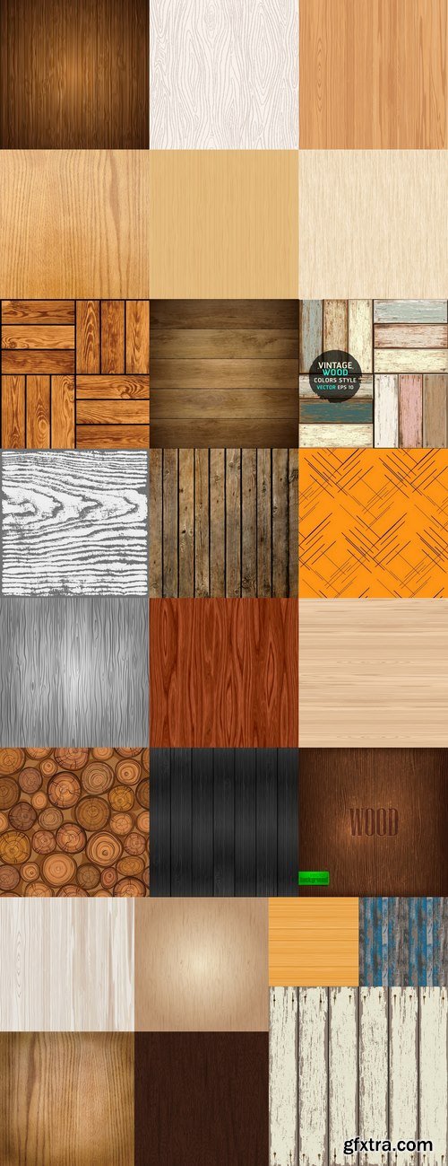 Wood texture pattern background is a vector image 25 EPS