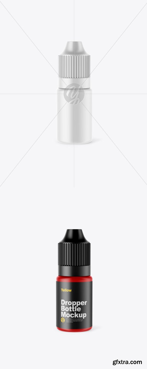 Matte Dropper Bottle Mockup 38458