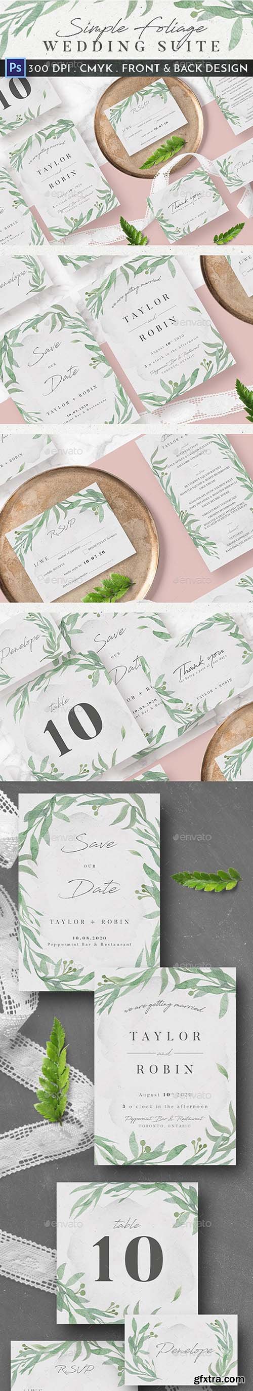 Simple Foliage Wedding Suite 23590541 Simple Foliage Wedding Suite 23590541