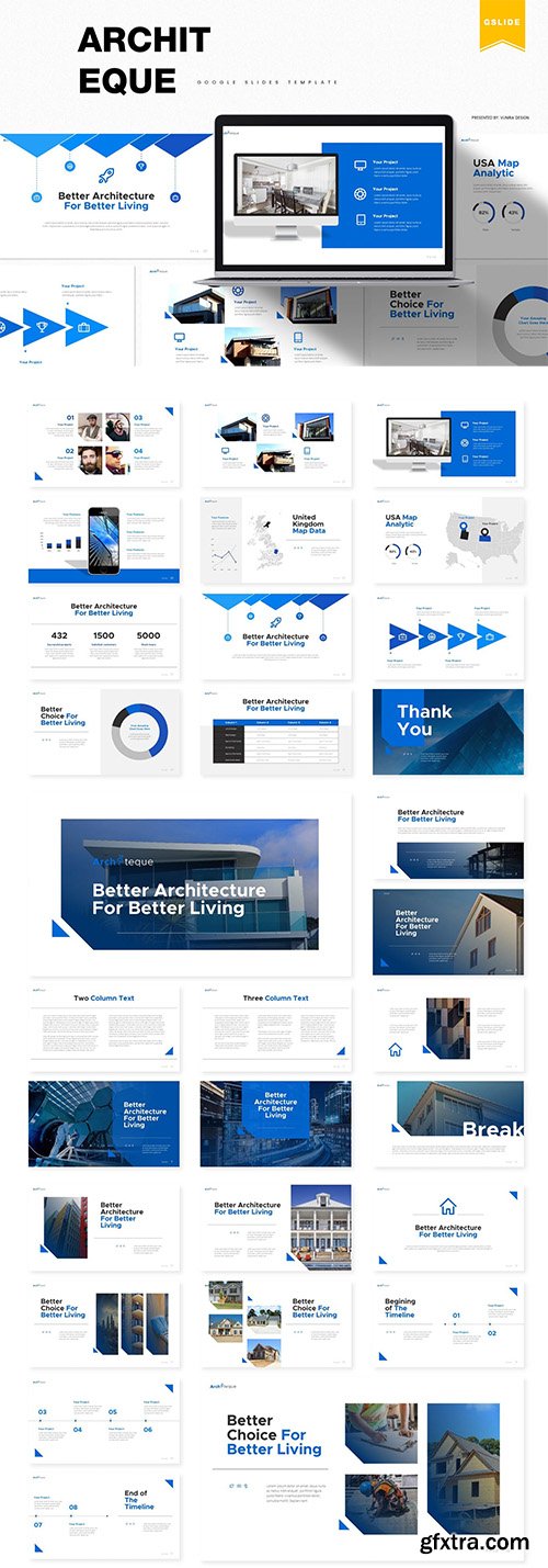 Architeque Powerpoint, Keynote and Google Slides Template