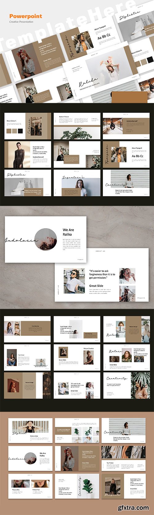 Ralika Creative Powerpoint, Keynote and Google Slides Template