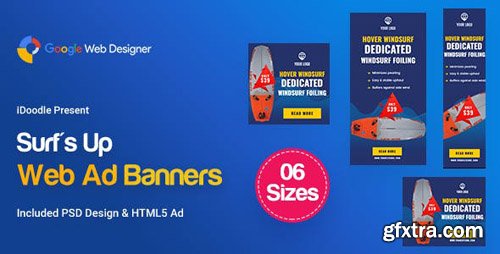 CodeCanyon - C40 - Surf's Up HTML5 Banners Ad - GWD & PSD - 23861864