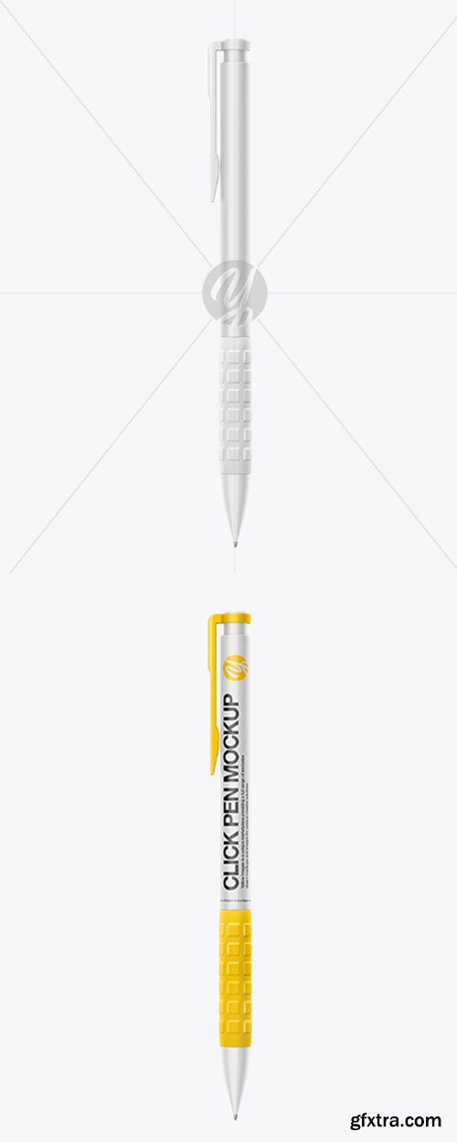 Click Pen Mockup - Front View 32079