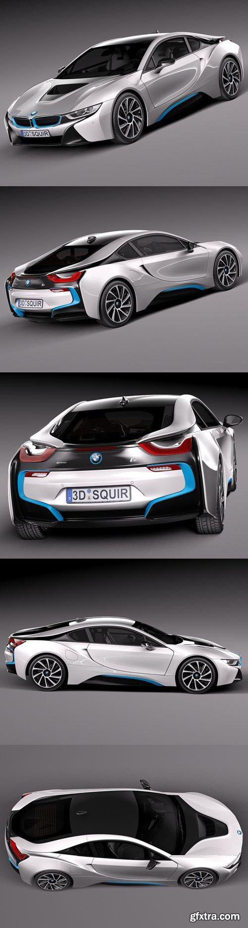 BMW i8 Coupe 2015 3D Model