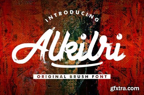 Alkilri | Brush Script Font