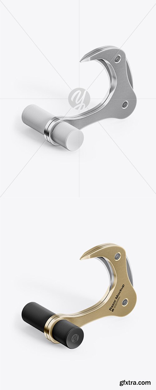 Razor Mockup - Half Side View 27624 Razor Mockup - Half Side View 27624