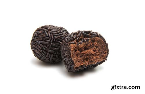 Chocolate Truffle Isolated - 15xJPGs