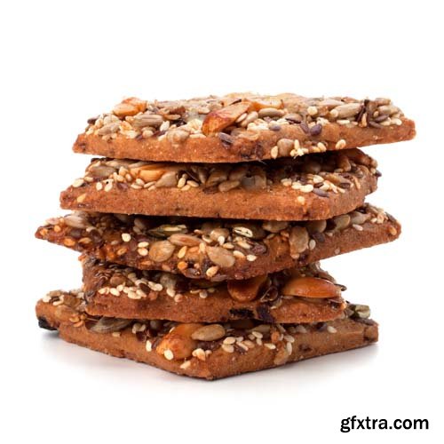 Homemade Nut Cookies Isolated - 10xJPGs