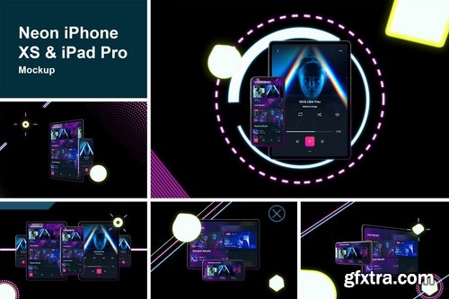 Neon iPhone XS & iPad Pro