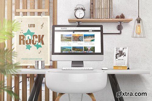 Working Desk Mockup
