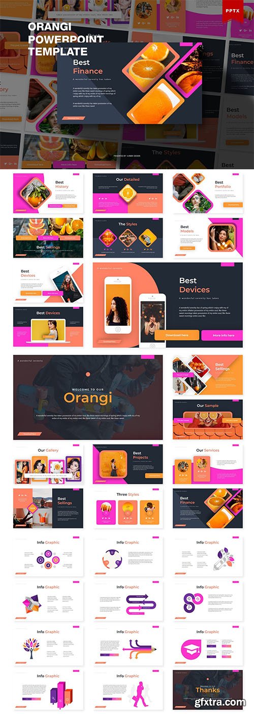 Orangi | Powerpoint, Keynote and Google Slides Template