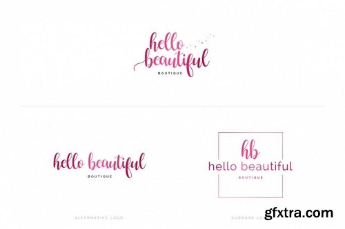 MightyDeals 600+ Premade Branding Logos & Textures with Ladyboss