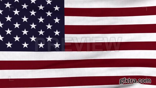 US National Flag Waving 212643