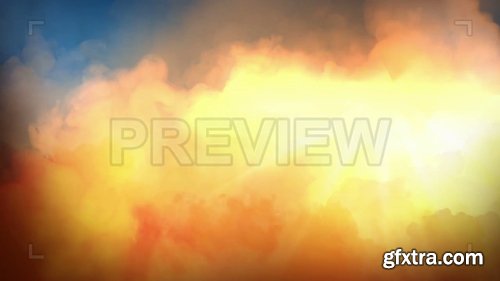 Fiery Golden Clouds 231601