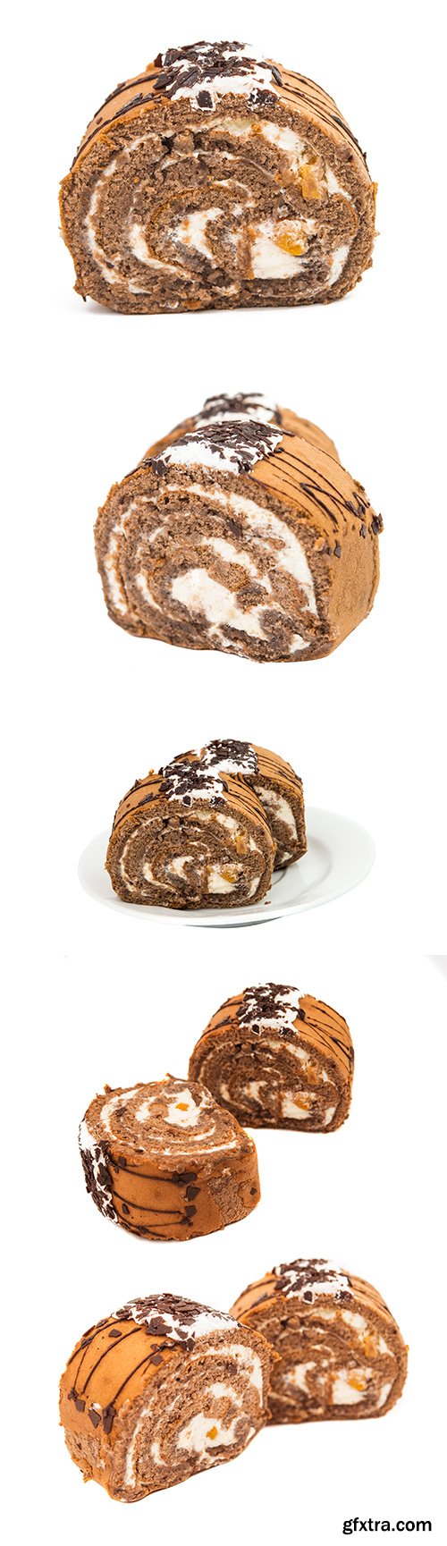 Swiss Roll Isolated - 8xJPGs