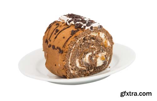 Swiss Roll Isolated - 8xJPGs