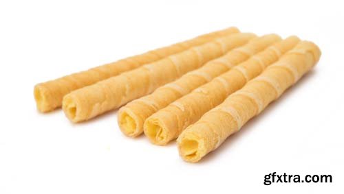 Wafer Sticks Isolated - 8xJPGs