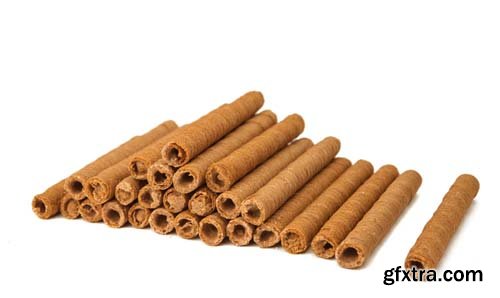 Wafer Sticks Isolated - 8xJPGs