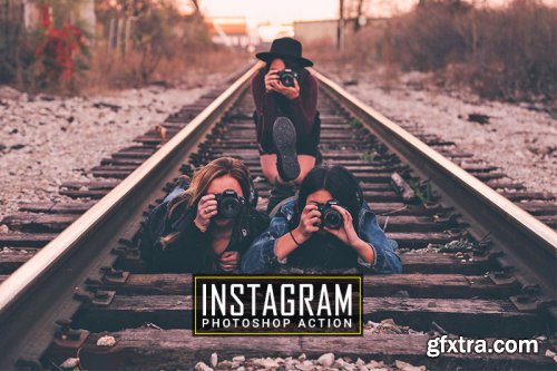 Instagram Photoshop Action