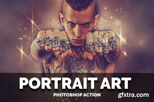Portrait Art Photoshop Action