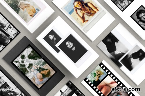 50 Film Frames Instagram Templates, Social media kit