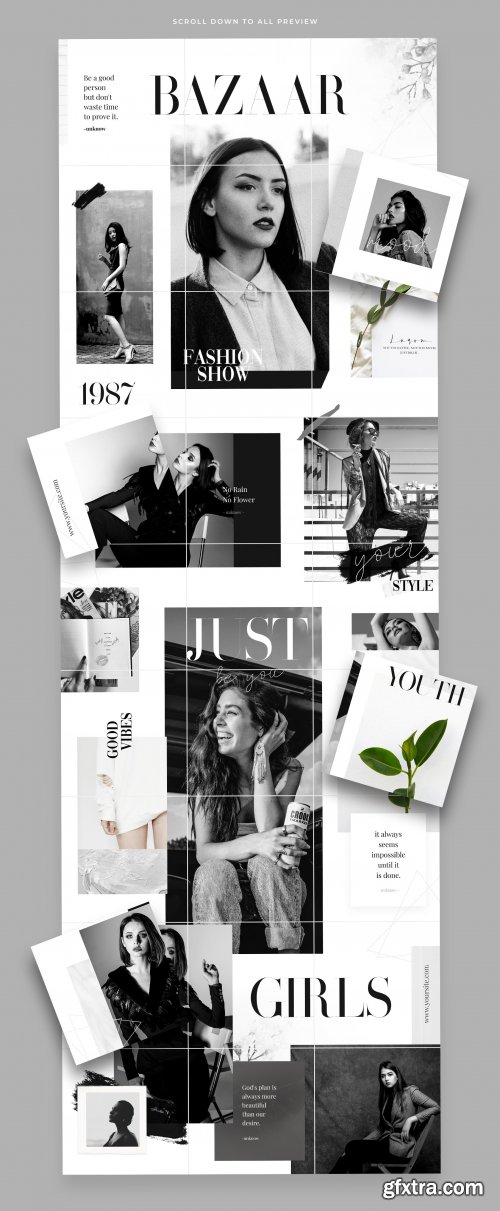 CreativeMarket - Bazaar - Instagram puzzle 3784936