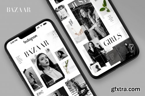 CreativeMarket - Bazaar - Instagram puzzle 3784936