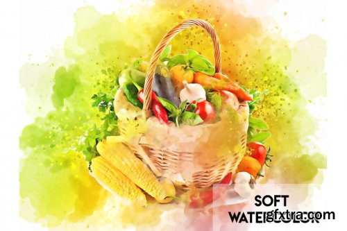 Soft Watercolor Photoshop Action