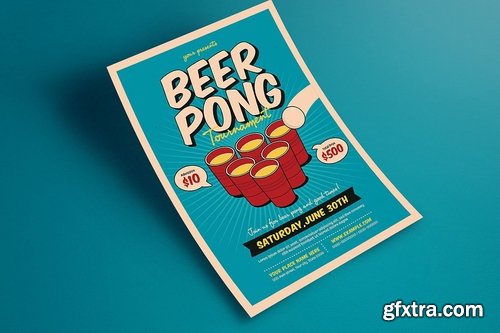 Beer Pong Tournament Flyer