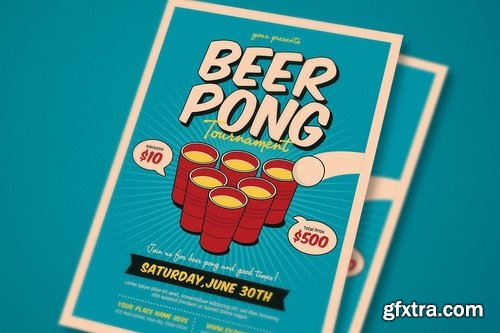 Beer Pong Tournament Flyer