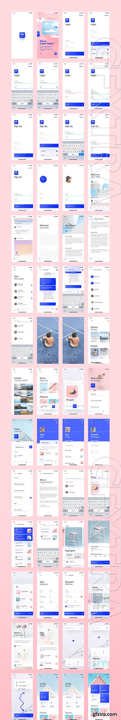 Cream iOS UI Kit