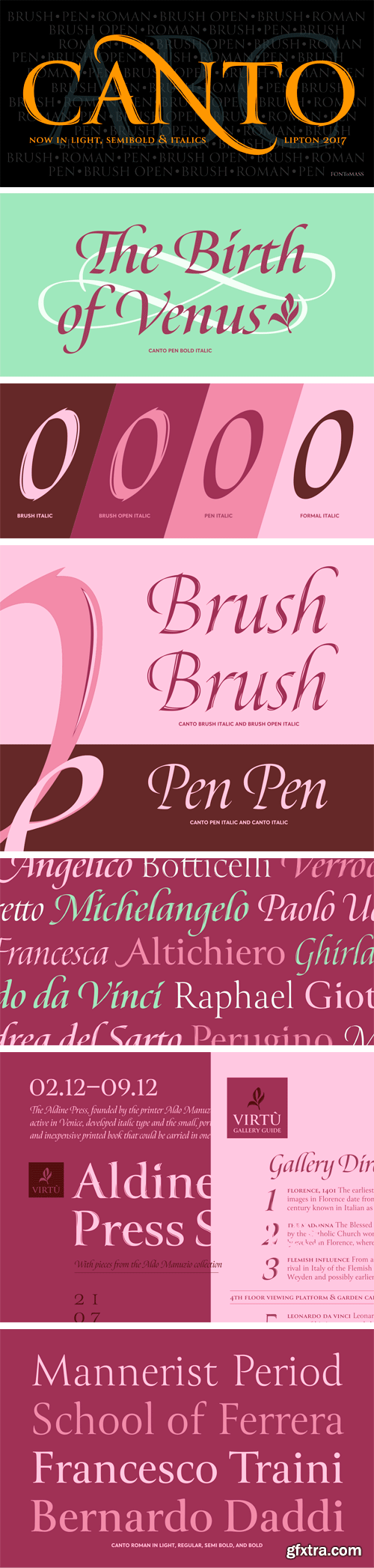 Canto Font Family