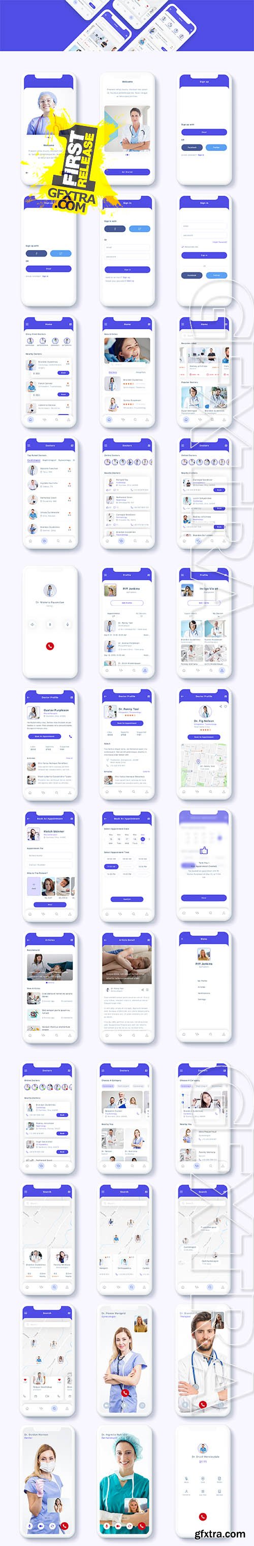 Civan - Find Doctor App UI Kit