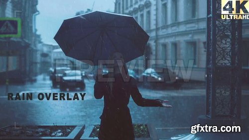 Pre-rendered Rain Overlay Effect 209278