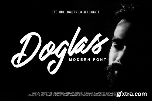 Doglas Modern Script Font