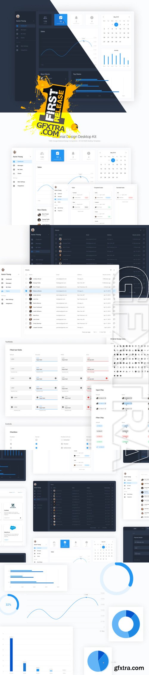 Figma Material Design Desktop UI Kit