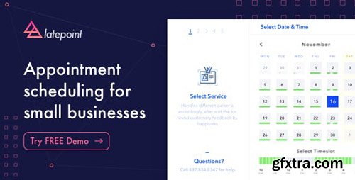 CodeCanyon - LatePoint v2.0.0 - Appointment Booking & Reservation plugin for WordPress - 22792692
