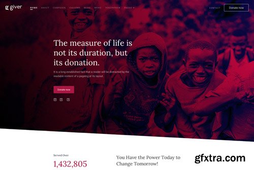 JoomShaper - Giver v1.0 - Donation & Non-profit Charity Website Template for Joomla