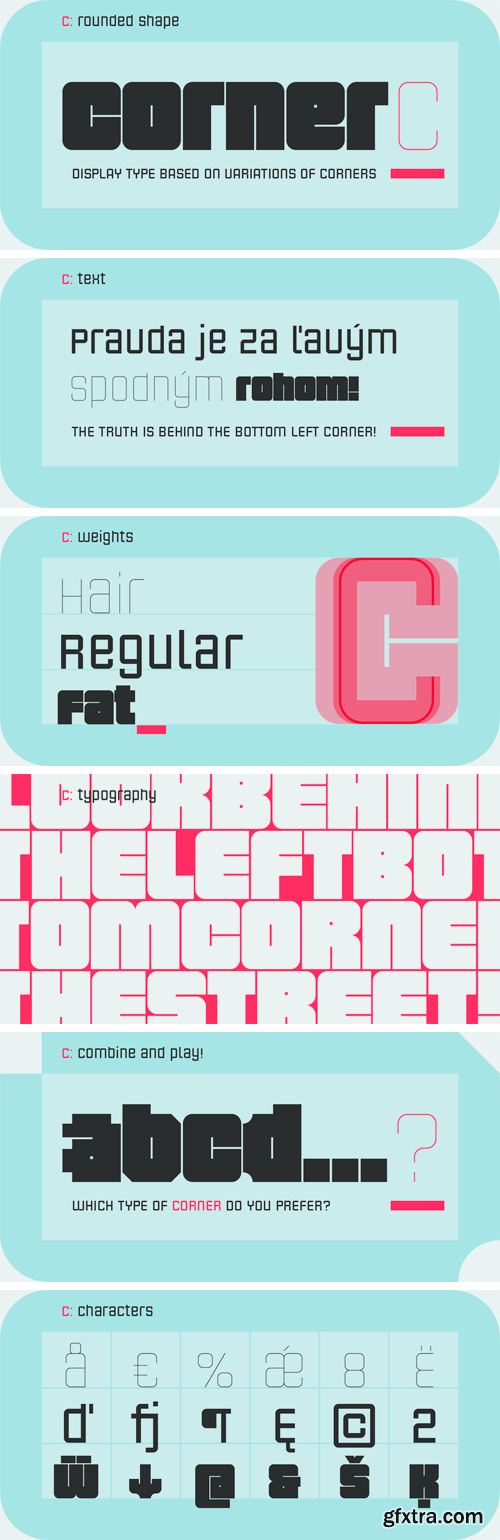 Corner C Font Family