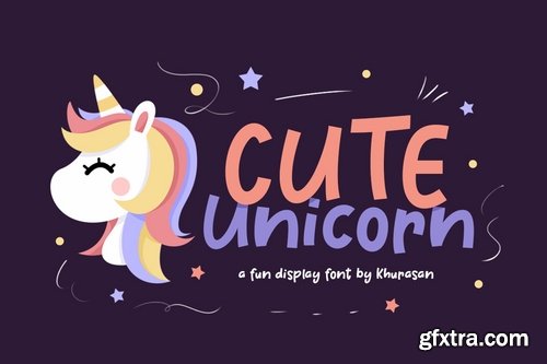 Cute Unicorn Font
